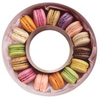 food & macaron free transparent png image.