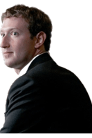 celebrities & Mark Zuckerberg free transparent png image.