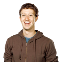 celebrities & Mark Zuckerberg free transparent png image.