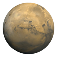 nature & Mars free transparent png image.