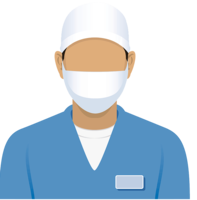 clothing & medical mask free transparent png image.