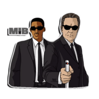 heroes & men in black free transparent png image.