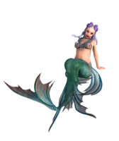 fantasy & mermaid free transparent png image.