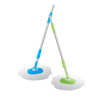 objects & Mop free transparent png image.