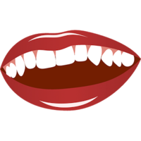 people&Mouth smile png image.