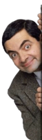 heroes & Mr. Bean free transparent png image.