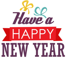 holidays & New Year free transparent png image.