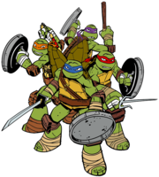 heroes & Ninja Turtles free transparent png image.