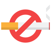 words phrases&No smoking png image.