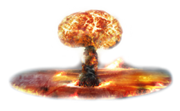 weapons & Nuclear explosion free transparent png image.