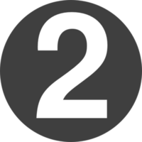 numbers & 2 free transparent png image.