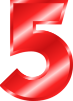 numbers & 5 free transparent png image.