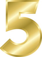 numbers & 5 free transparent png image.