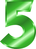 numbers & 5 free transparent png image.