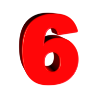 numbers & 6 free transparent png image.