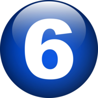 numbers & 6 free transparent png image.