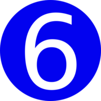 numbers & 6 free transparent png image.