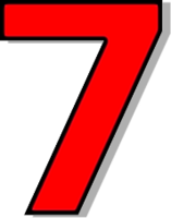 numbers & 7 free transparent png image.