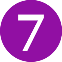 numbers & 7 free transparent png image.