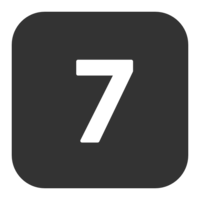 numbers & 7 free transparent png image.