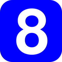 numbers & 8 free transparent png image.