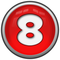 numbers & 8 free transparent png image.