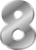 numbers & 8 free transparent png image.