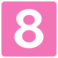 numbers & 8 free transparent png image.