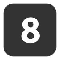 numbers & 8 free transparent png image.