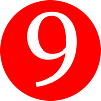 numbers & 9 free transparent png image.