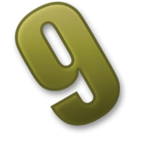 numbers & 9 free transparent png image.