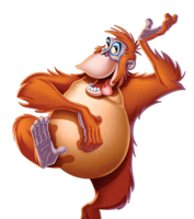 animals&Orangutan png image.