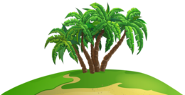 nature & Palm tree free transparent png image.