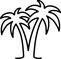 nature & Palm tree free transparent png image.