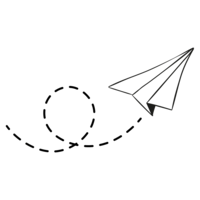 objects & Paper plane free transparent png image.