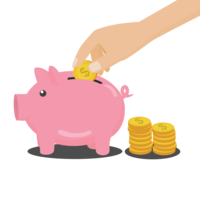 objects & Piggy bank free transparent png image.