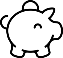 objects & Piggy bank free transparent png image.