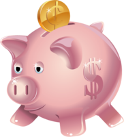 objects & Piggy bank free transparent png image.