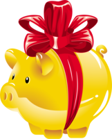 objects & Piggy bank free transparent png image.