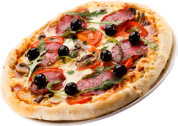 food & Pizza free transparent png image.