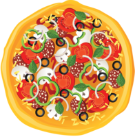 food & Pizza free transparent png image.