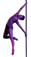 sport & pole dance free transparent png image.