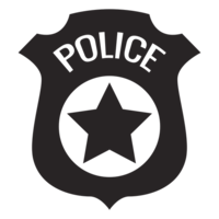 symbols & Police badge free transparent png image.