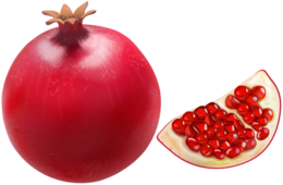 fruits & Pomegranate free transparent png image.