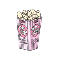 food & popcorn free transparent png image.