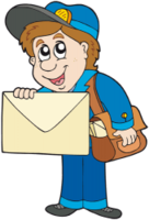 people & Postman free transparent png image.