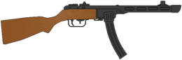 weapons&PPSh 41 png image.