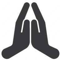 fantasy & Praying hands free transparent png image.