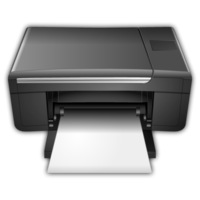 electronics & printer free transparent png image.