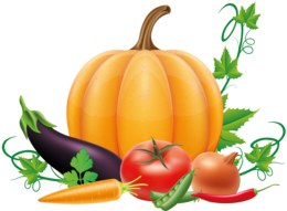 vegetables & Pumpkin free transparent png image.